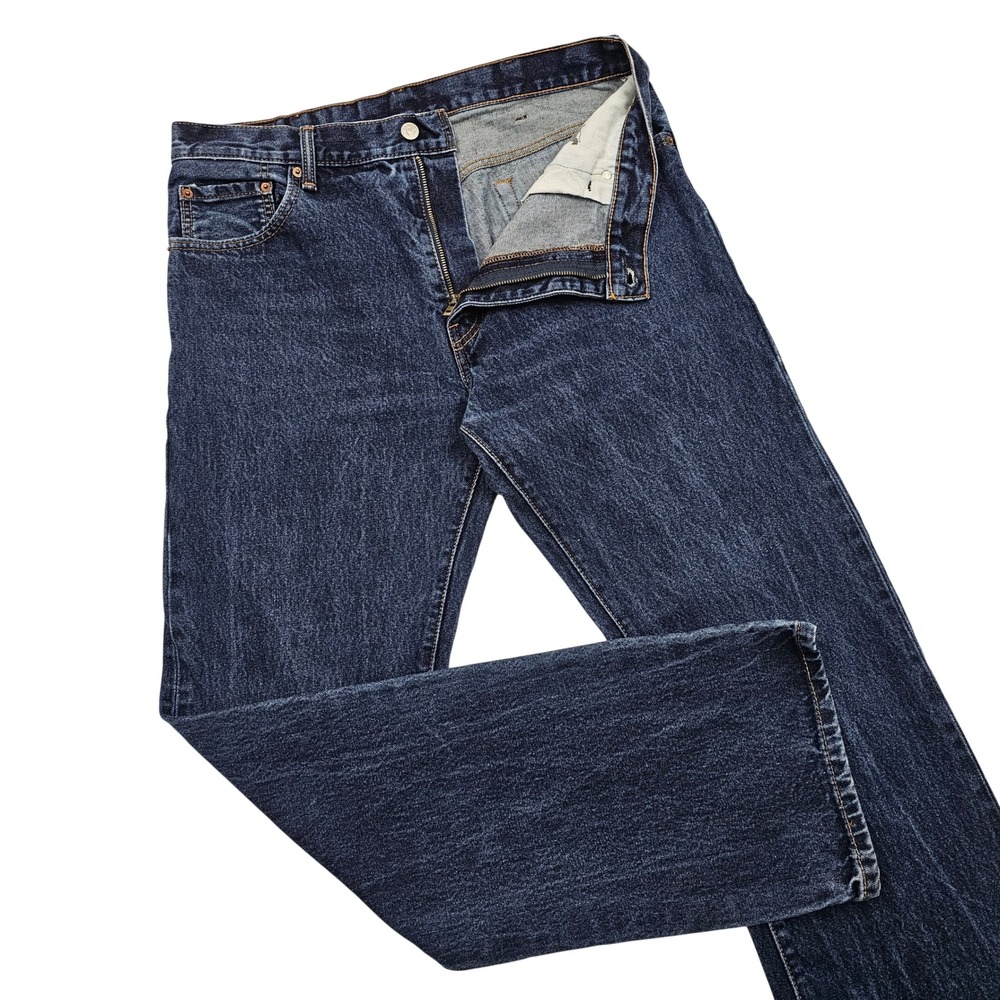 Levi's 517 Bootcut Jeans Mens 36x34 Blue Indigo Cotton Denim Western Workwear